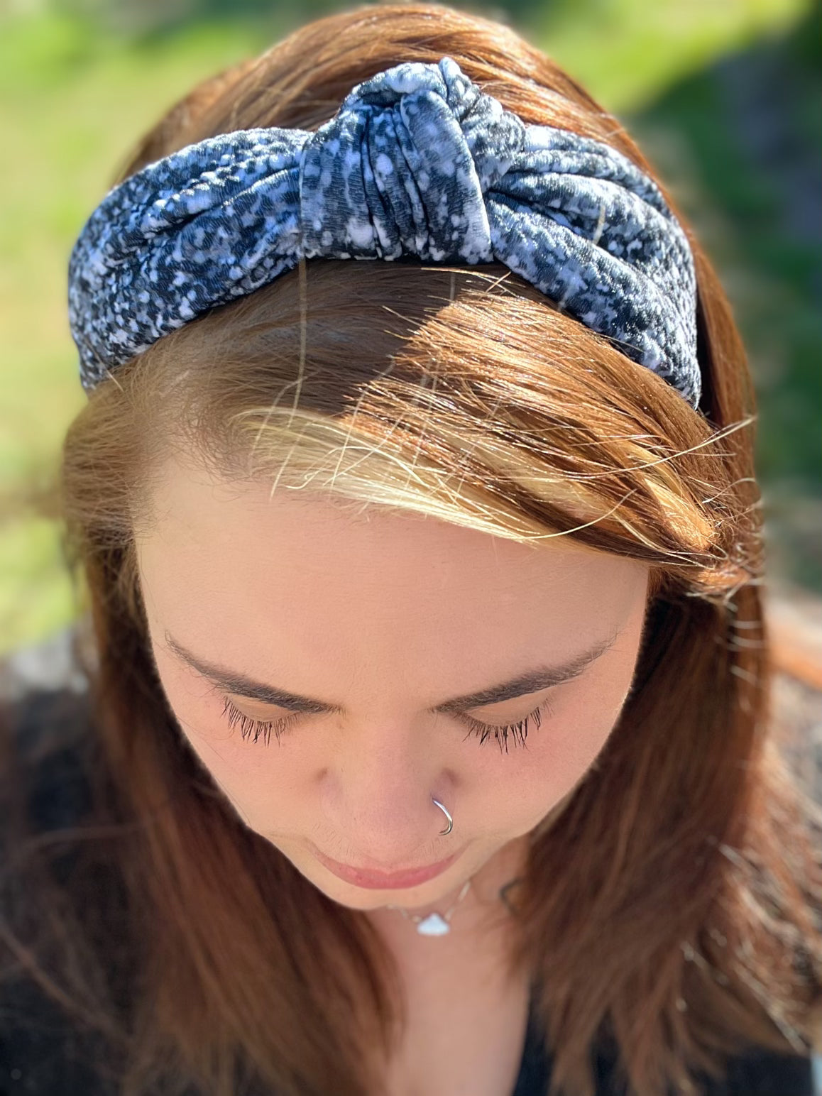Charcoal Sparkle Headband