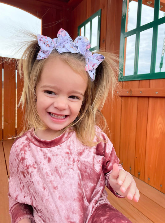 Bobbie Jewell Floral Pigtails