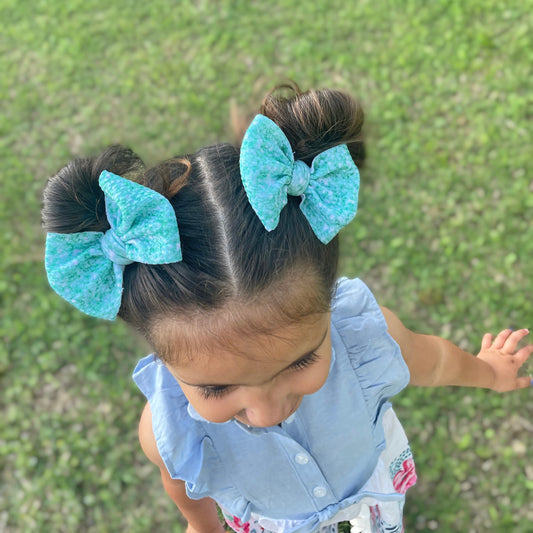 Turquoise Sparkle Piggies