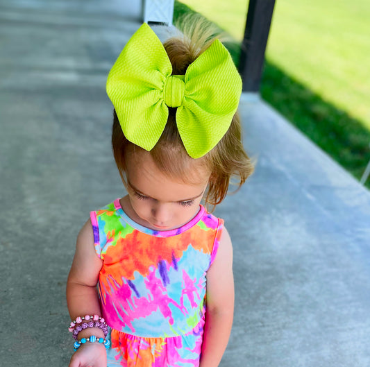 Lime Green Bows