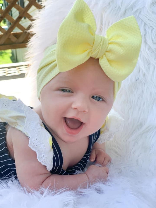 Pastel Yellow Headwrap